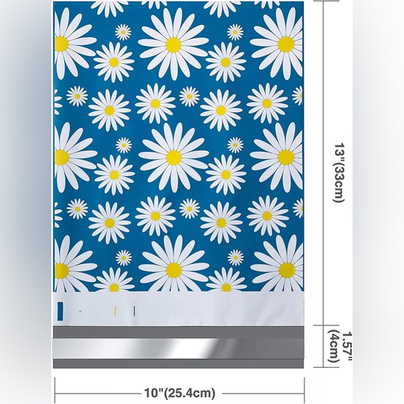 Blue Daisy Poly Mailers 10x13 Pack of 25 - Picture 4 of 6